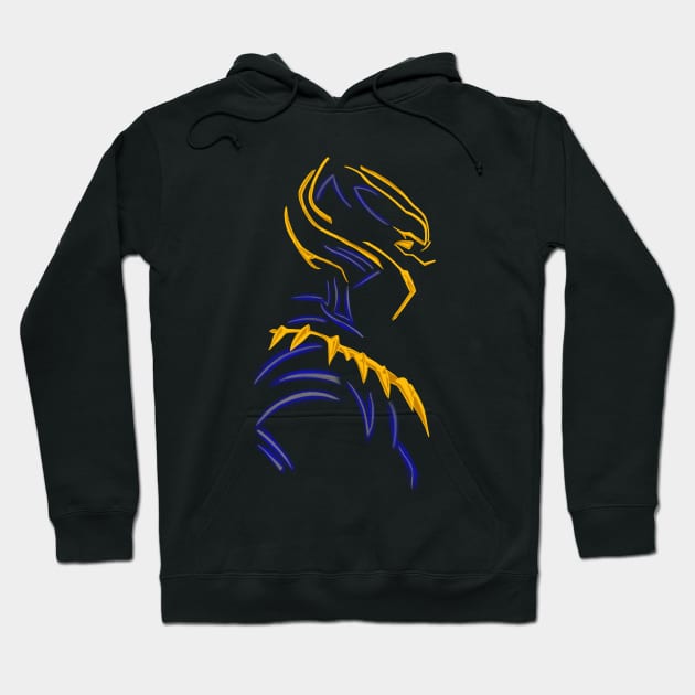 Killmonger Panther V2 Hoodie by TheFlyingPenguin